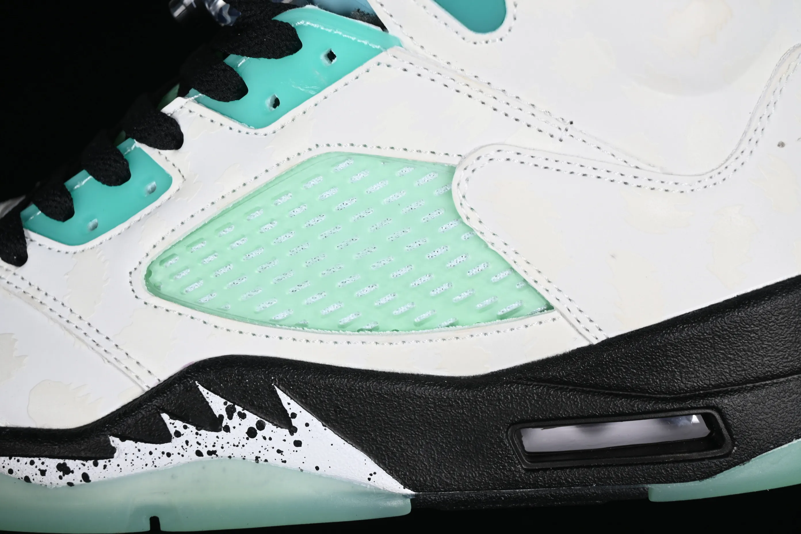 All categories Air Jordan Jordan series basketball shoes Air Jordan 5 Air Jordan 5 "Island Green" AJ5 Joe 5 Snow Leopard 3M Reflective Guo Ailun's same style CN2932-100